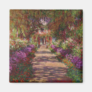 Aimant Claude Monet   une voie dans le jardin de Monet