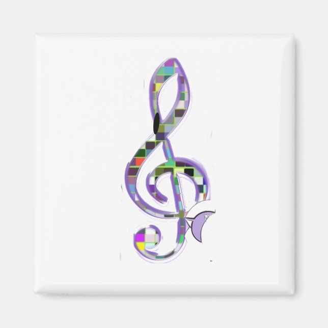 Aimant Clé de musique G (Devant)