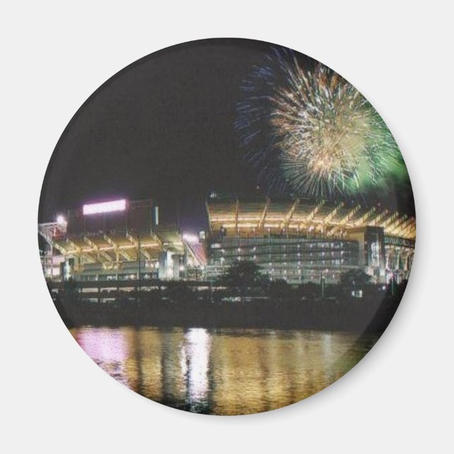 Aimant Cleveland Browns Football Stadium Mot-de-feu (Devant)