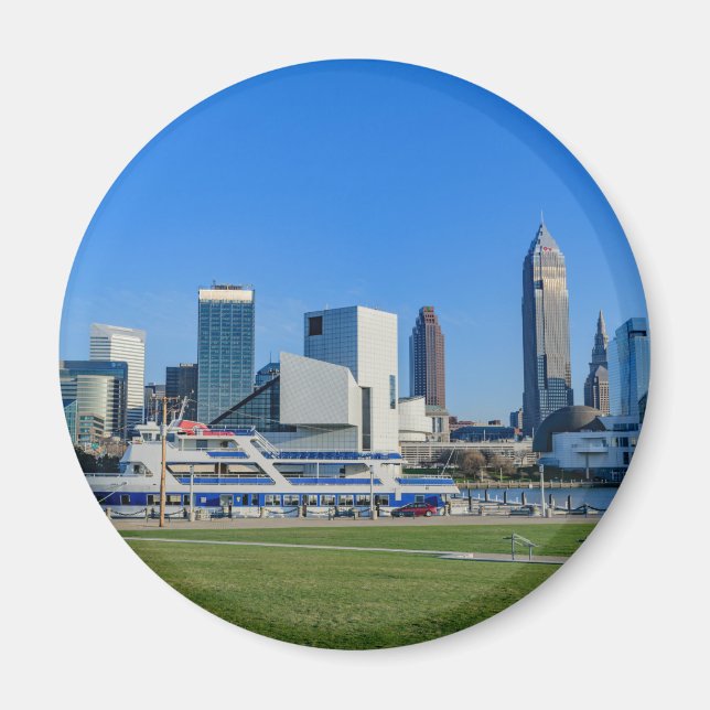 Aimant Cleveland Skyline (Devant)