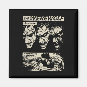 Aimant Clic Horror Monster Horror Comic Werewolf Ma