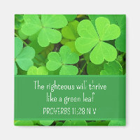 Cloches vertes Photo Prospérité Bible Verse mignon