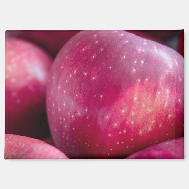 Aimant Closeup des pommes rouges (Recto)