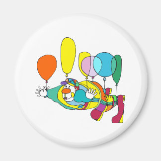 Aimant Clown volant en ballon