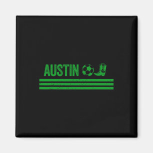 Aimant Club de football des bottes de cow-boy d'Austin