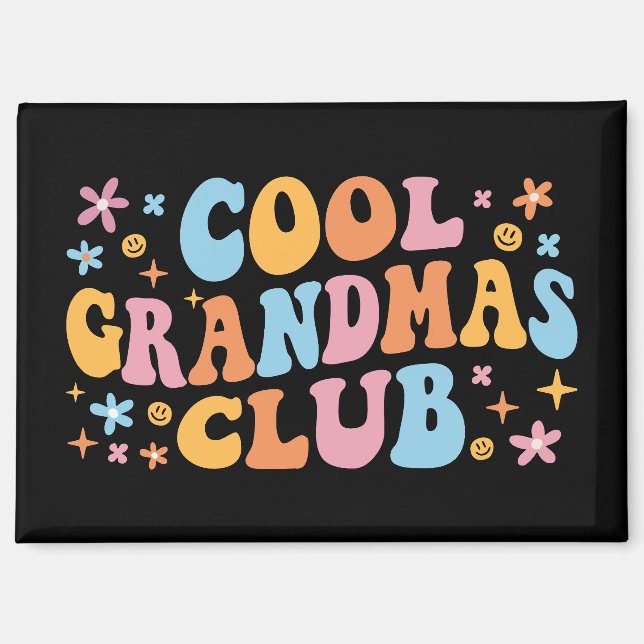 Aimant Club de grand-père cool III (Recto)