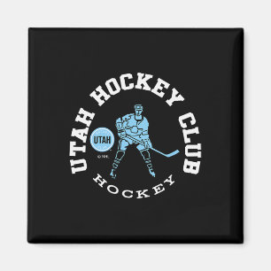 Aimant Club de hockey de l'Utah Edge Dark Heather Officie