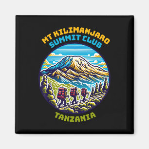 Aimant Club de sommet du Mont Kilimanjaro Tanzanie point
