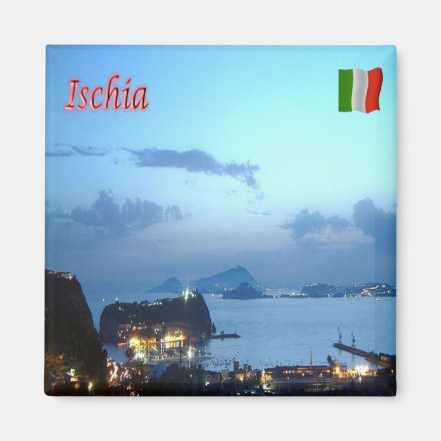 Aimant CMP056 ISCHIA, Campanie, Italie, Frigo (Devant)