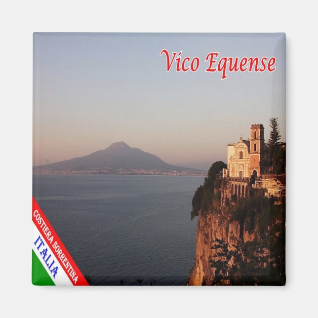 Aimant CMP096 CÔTE AMALFI Vico Equense - Italie - Frigo (Devant)