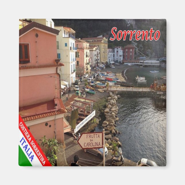 Aimant CMP098 SORRENTO - CÔTE AMALFI - Italie - Réfrigéra (Devant)