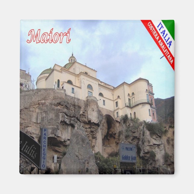 Aimant CMP109 CÔTE AMALFI, MAIORI, Italie, Frigo (Devant)