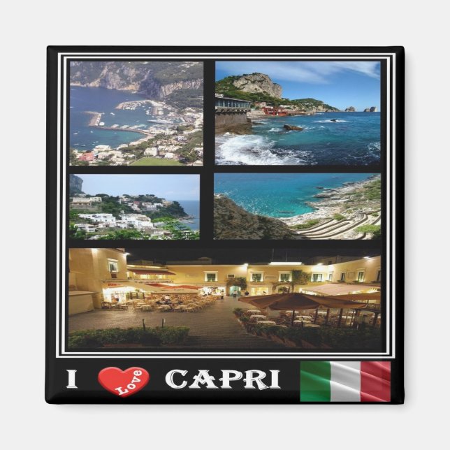 Aimant CMP116 CAPRI I Love - Campanie - Italie - Frigo (Devant)