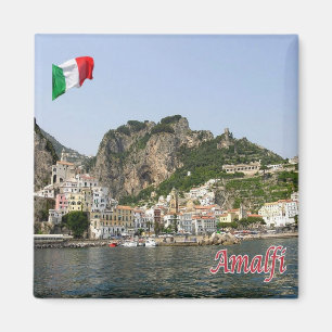 Aimant CMP137 AMALFI, Panorama, Italie, réfrigérateur