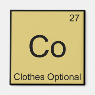 Aimant Co - Vêtements Élément de chimie facultatif Sym