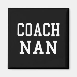Aimant Coach Nan Équipe de football personnalisée T S