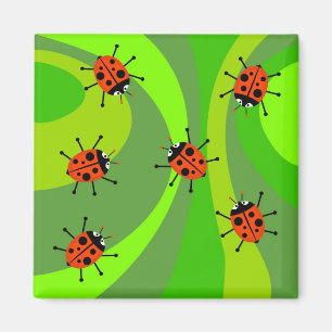 Aimant Coccinelles géniales