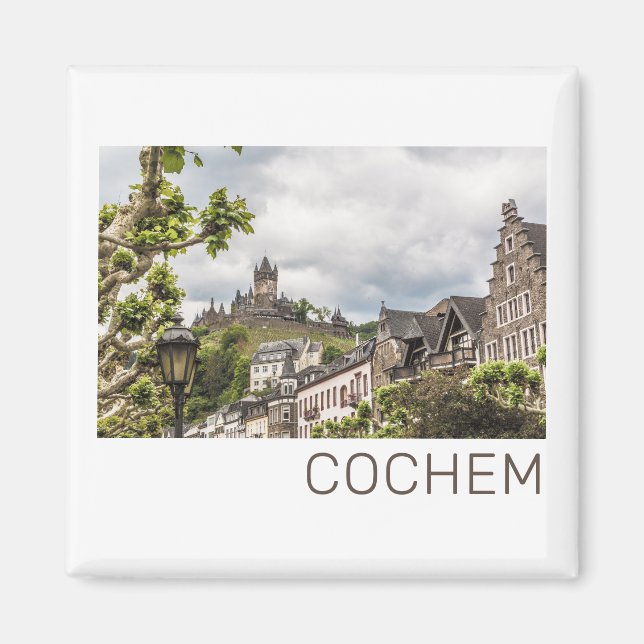Aimant Cochem Moselle Panorama Allemagne Souvenir (Devant)