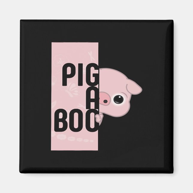 Aimant Cochon A Boo (Devant)