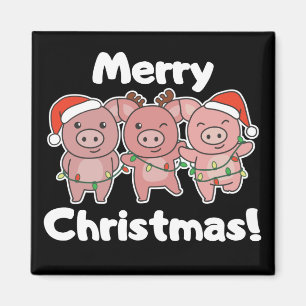 Aimant Cochon Cochon Cochon Cochon Cochon Porcs Joyeux Ai