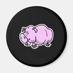 Aimant cochon gros rigolo