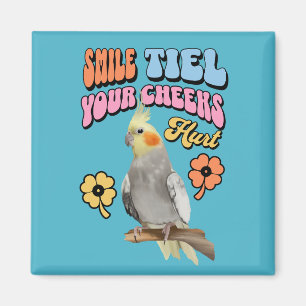Aimant Cockatiel Parrot gai