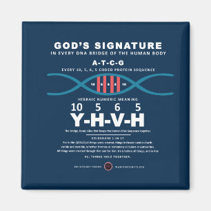 Aimant Code ADN-YHVH