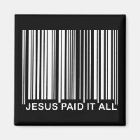 Code-barres UPC de salut chrétien Jésus a tout pay