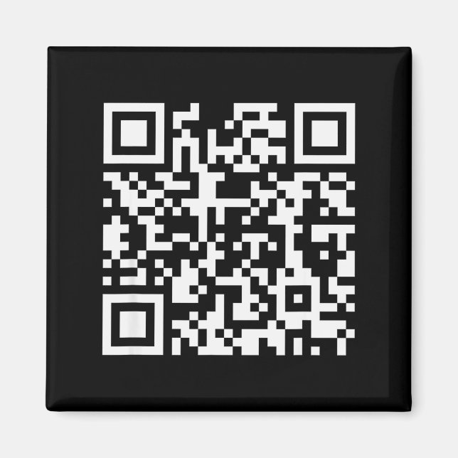Aimant Code Qr Drôle N'Était Pas Un Petit Code Btch De Ci (Devant)