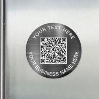 Code QR moderne promotion Argent
