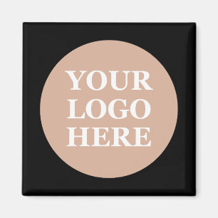 Aimant Code QR noir élégant et élégant