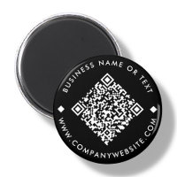 Code QR personnalisé - Magnat noir