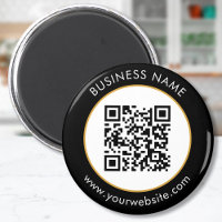 Code QR personnalisé Texte noir blanc