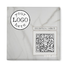 Code QR pour le Marbre blanc d'affaires/événement 