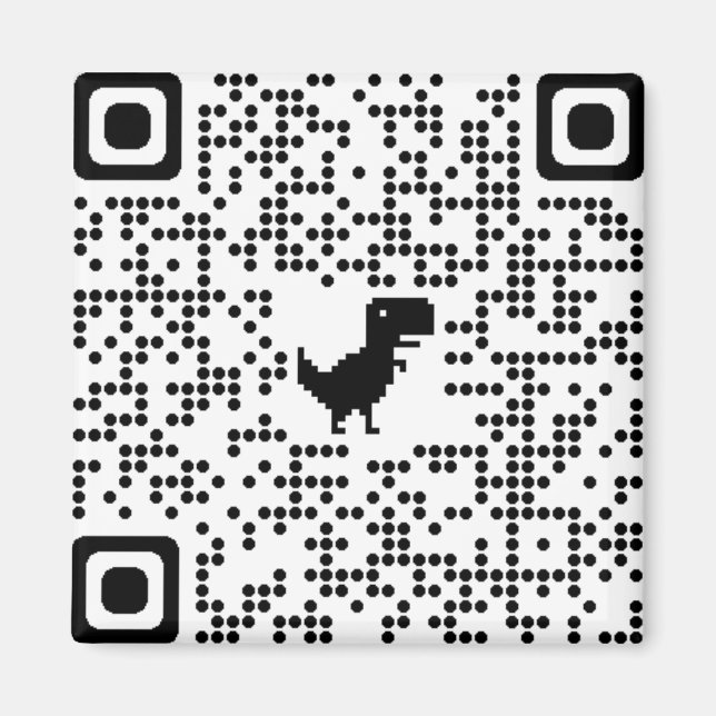 Aimant Code QR pour le RAickroll (Devant)