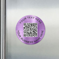Code QR Promotionnel Violet