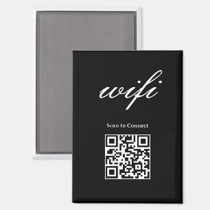 Aimant Code Qr Wifi Moderne