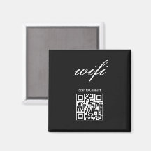 Aimant | Code Qr Wifi Moderne