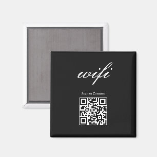 Aimant Code Qr Wifi Moderne