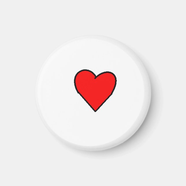 Aimant coeur (Devant)