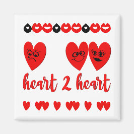 Aimant Coeur à coeur