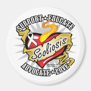 Aimant Coeur de classique de scoliose