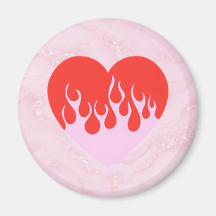 Aimant Cœur de feu