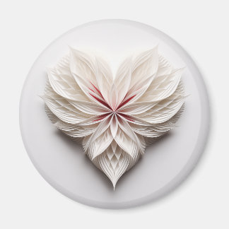 Aimant Coeur de plumes inhabituel