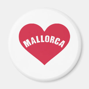 Aimant Coeur de rouge de Majorque
