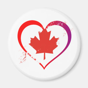 Aimant Coeur du Canada