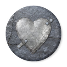 coeur métallique boulonné en métal