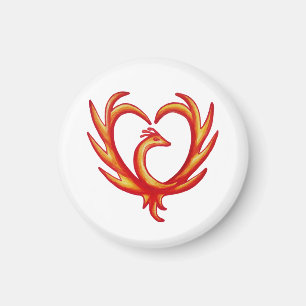 Aimant Coeur Phoenix
