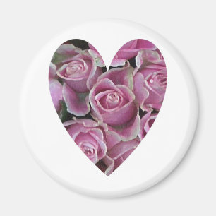 Aimant Coeur rose