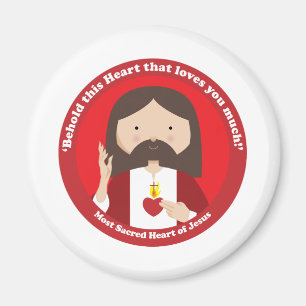 Aimant Coeur sacré de Jésus